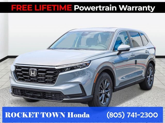 2026 Honda CR-V 2WD EX-L in Urban Gray Pearl — front three-quarter view